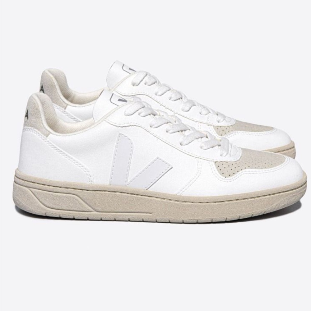 VEJA V -10 CWL White leather sneaker